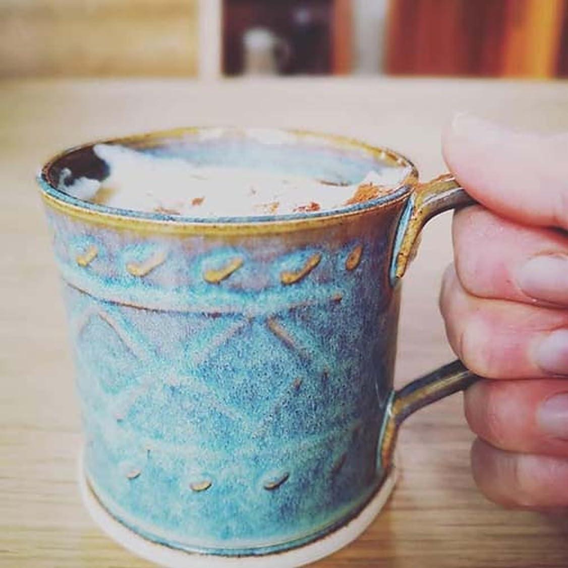 Ceramic Mug Tea Coffee Cups Stoneware Kithen Breakfast Item Housewarming Gift Kitchenware Present (Oilean Mug)