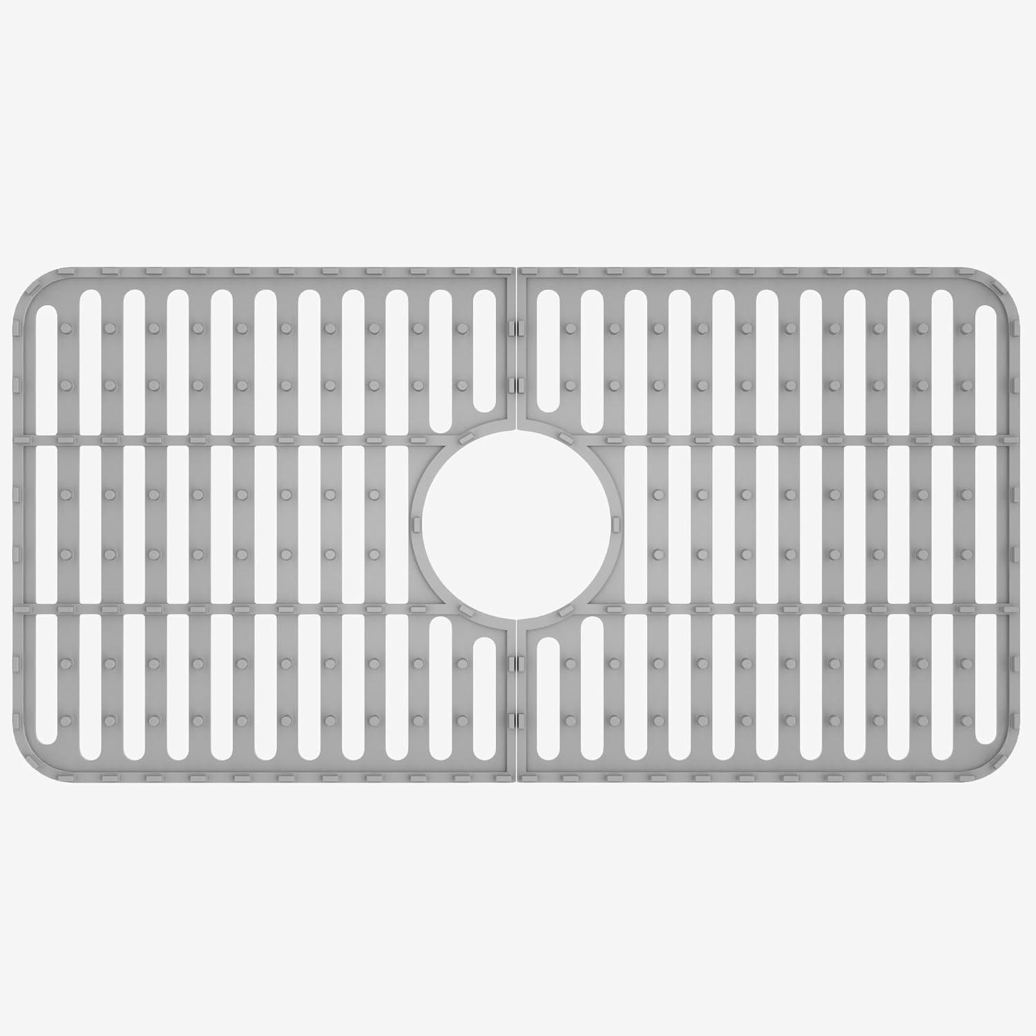 Silicone 20.75 in. x 14.875 in. Silicone Bottom Grid for 24 in. Single Bowl Kitchen Sink