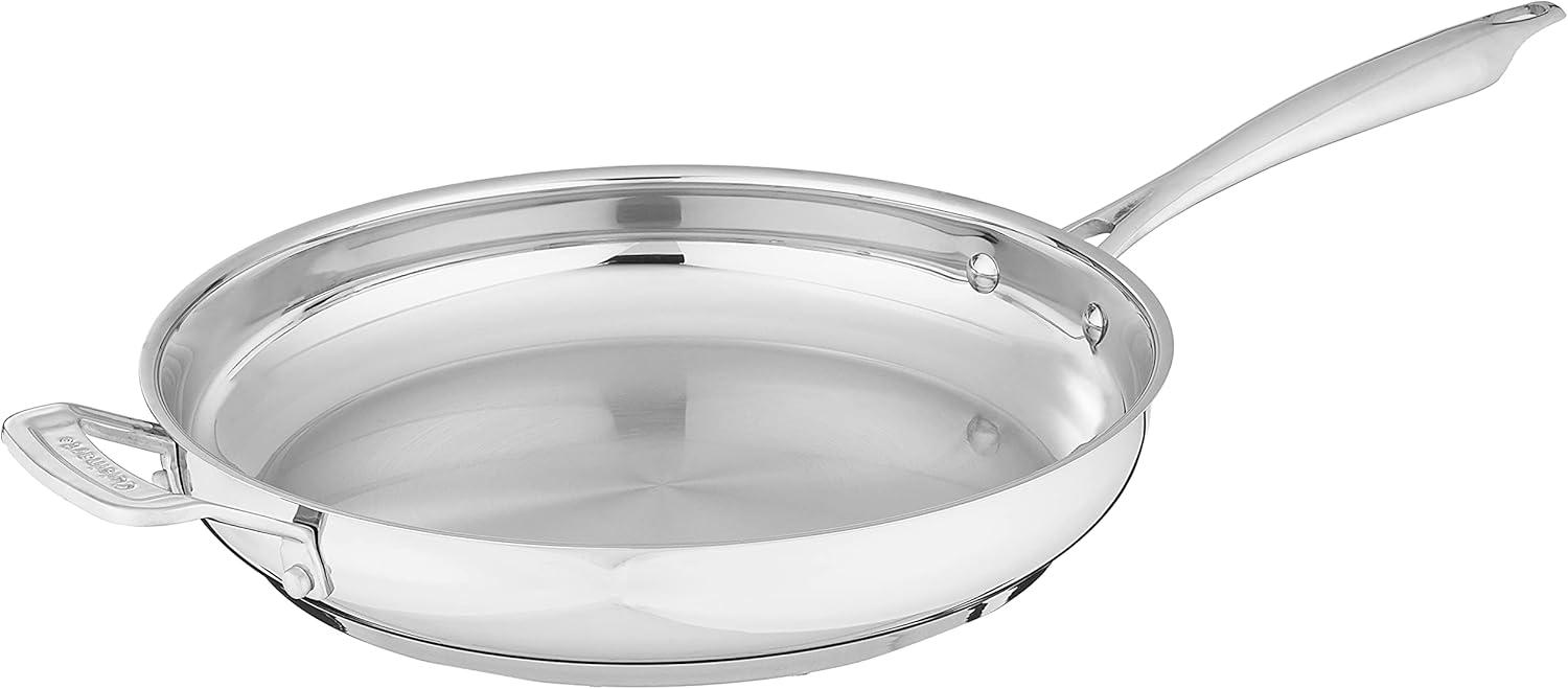 Stainless Steel 12" Skillet with Helper Handle