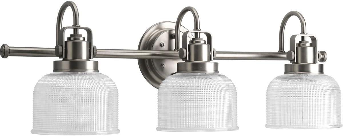 Rosser 3 Light Transparent Dimmable Vanity Light