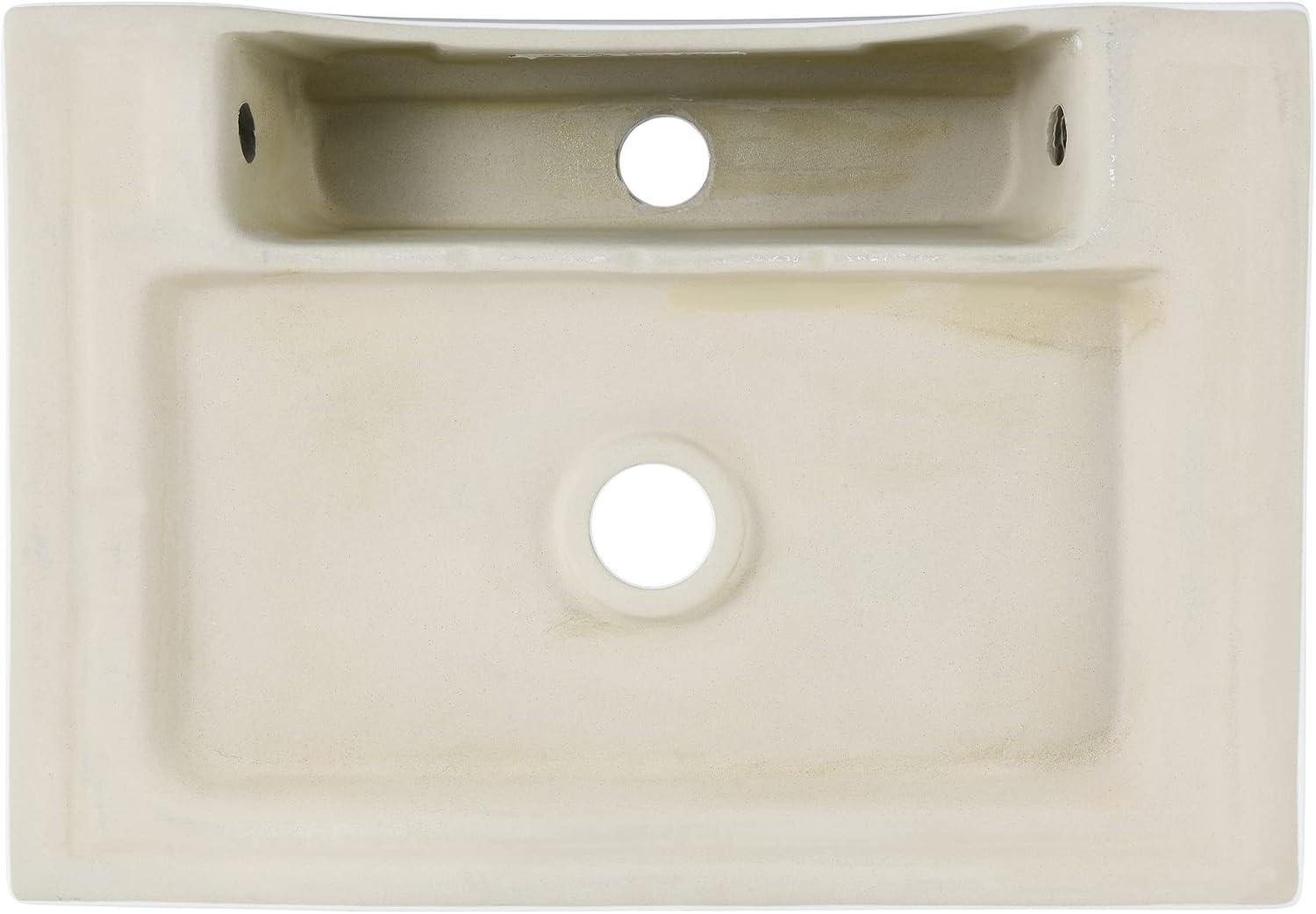 Claire 20 Rectangle Ceramic Vessel Sink