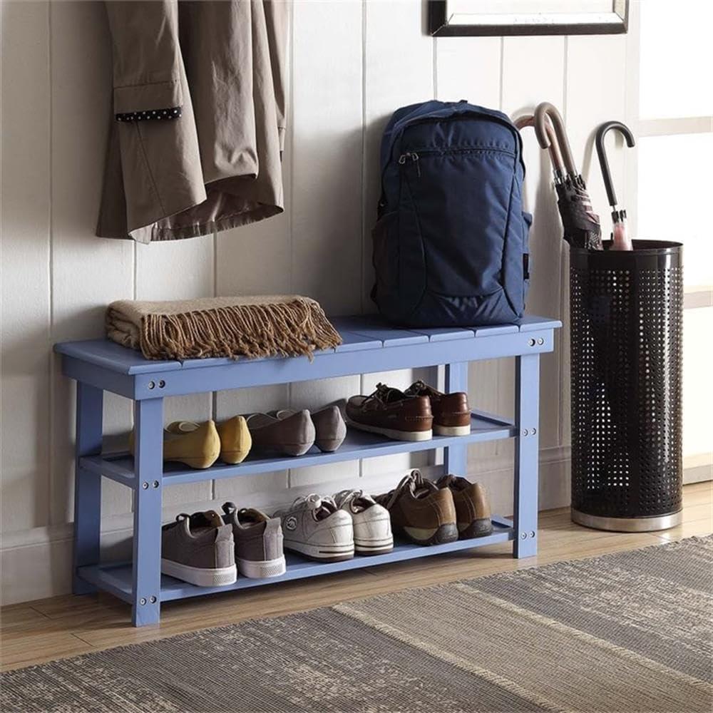Entryway Bench in Blue