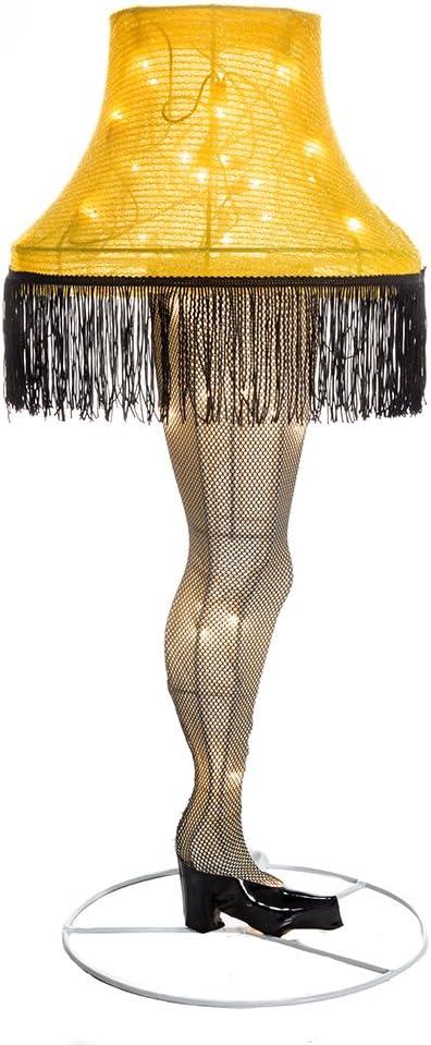 Kurt Adler 28-Inch Leg Lamp 3D Tinsel Lighted Lawn Décor