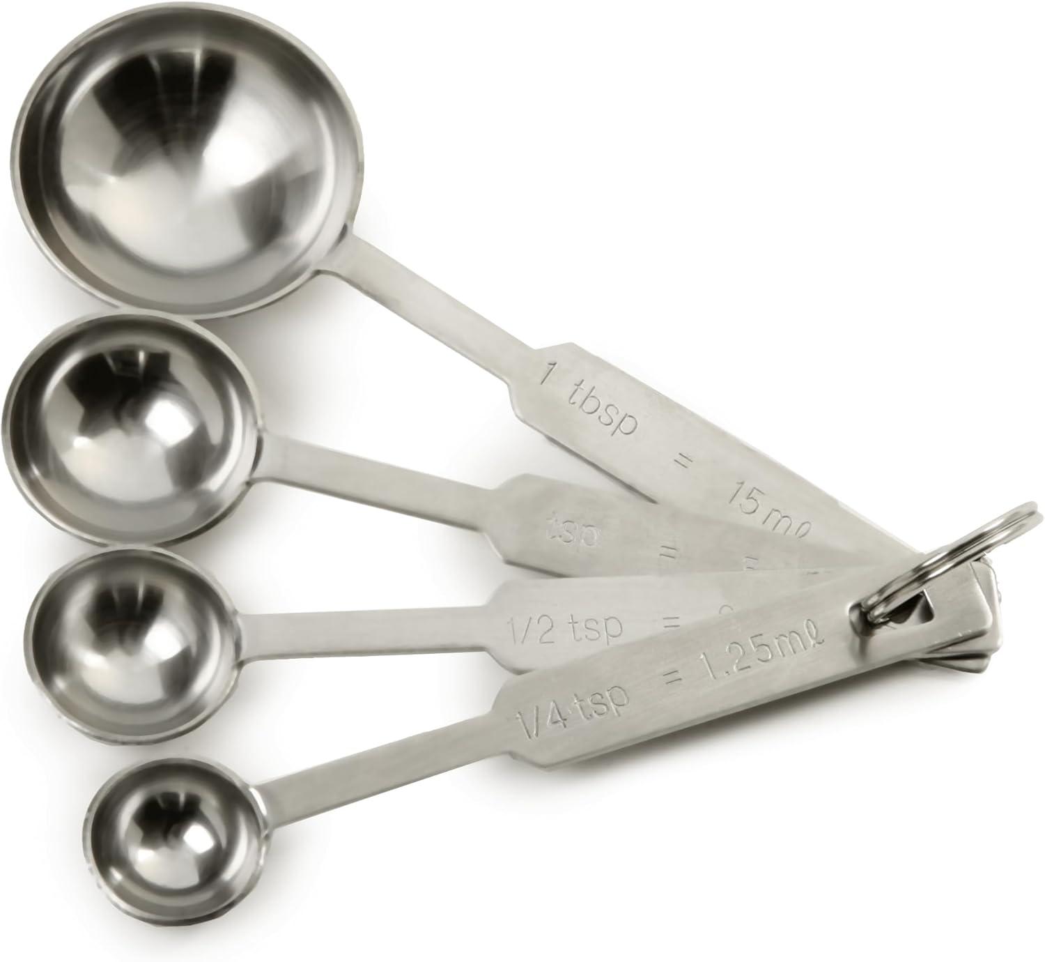 Stainless Steel Metric Measuring Spoons Set