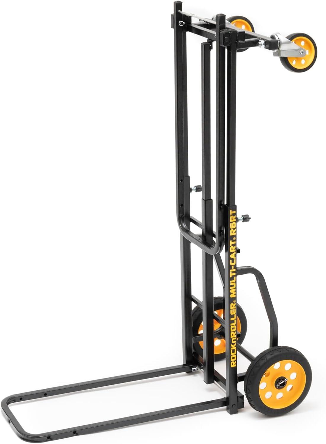 Odyssey OR6RT RockNRoller Mini Heavy Duty Equipment Multi Cart, Black