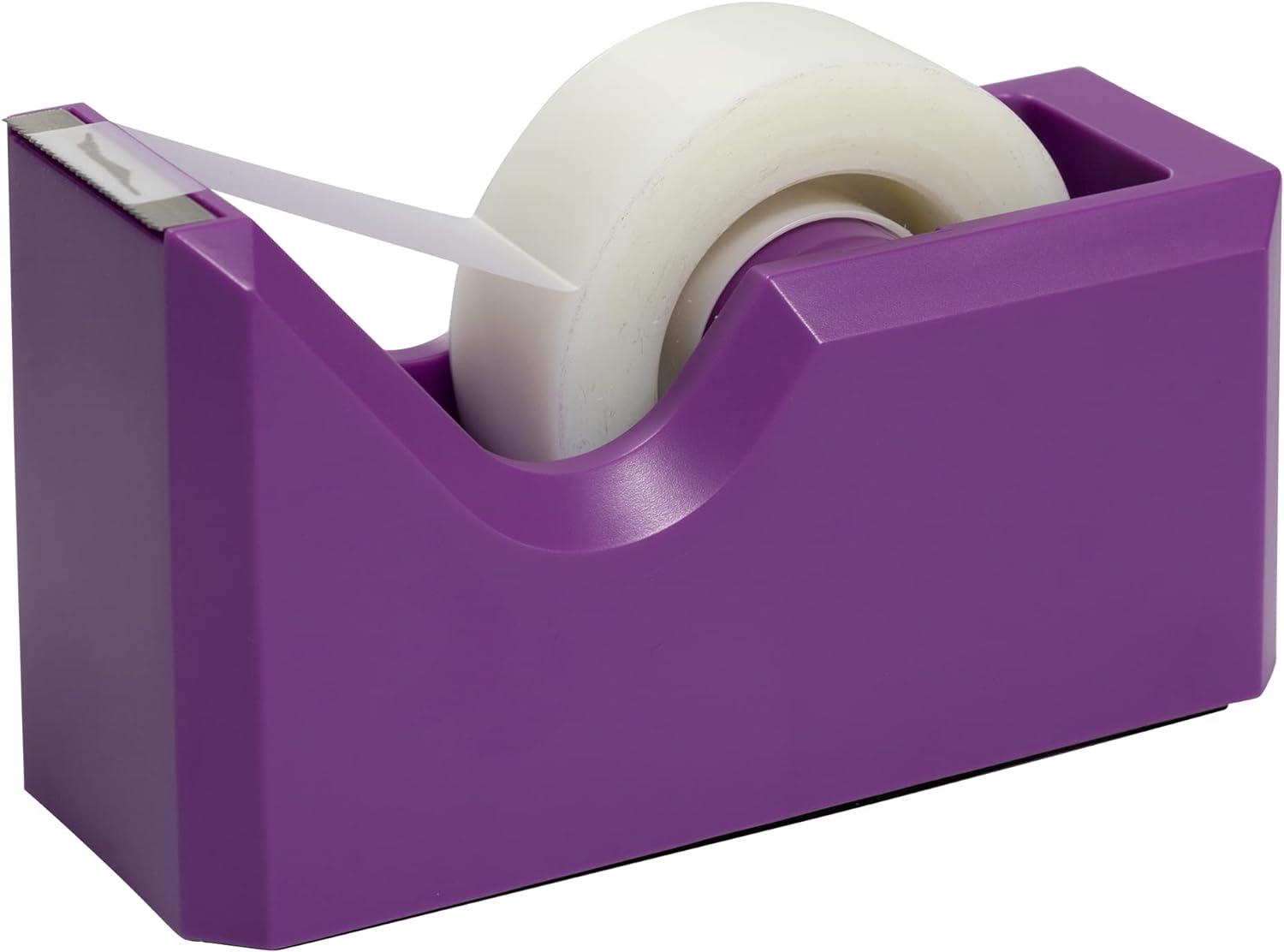 JAM Paper Colorful Desk Tape Dispensers - Purple