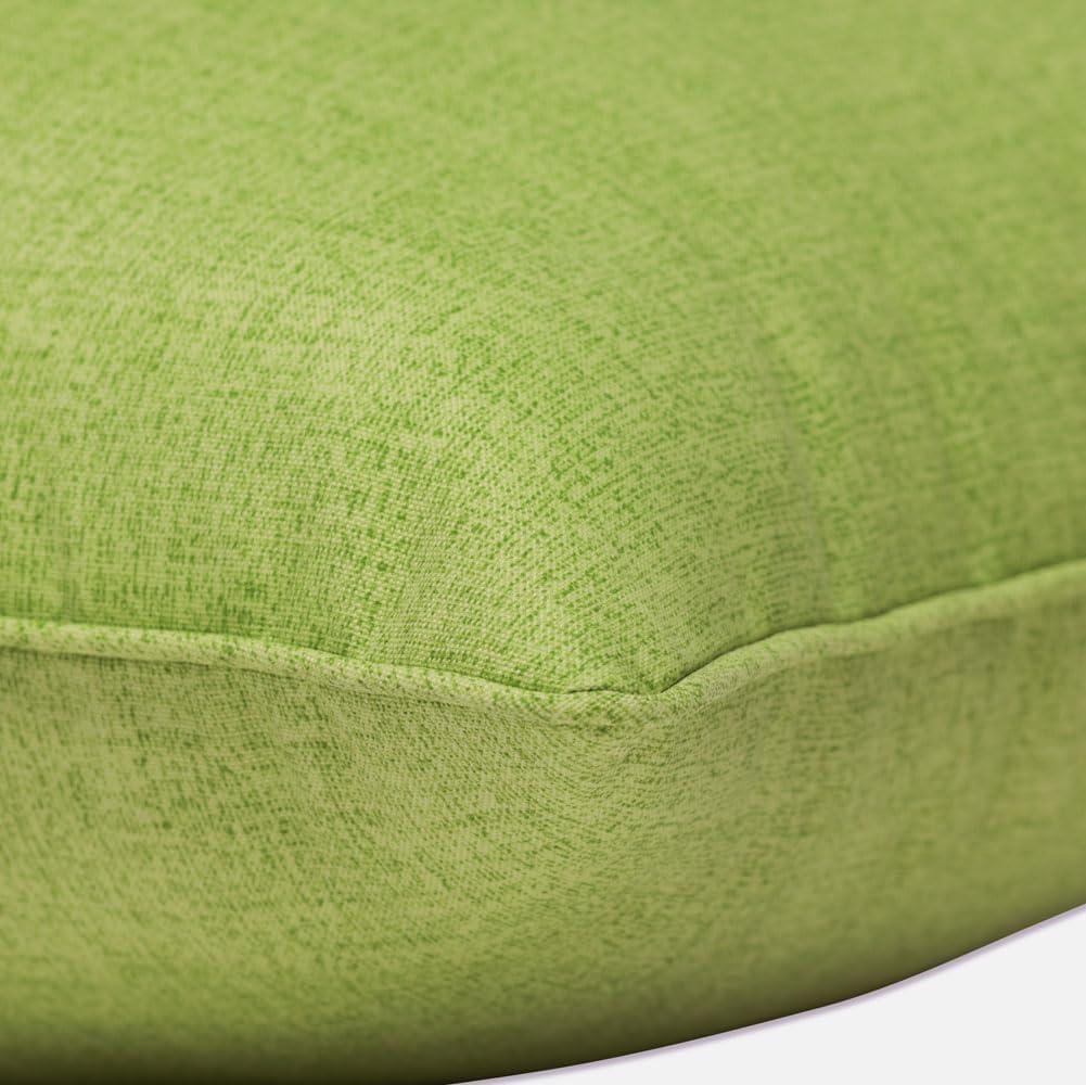 Lime Green Reversible Indoor/Outdoor Throw Pillows, 16.5" Set of 2