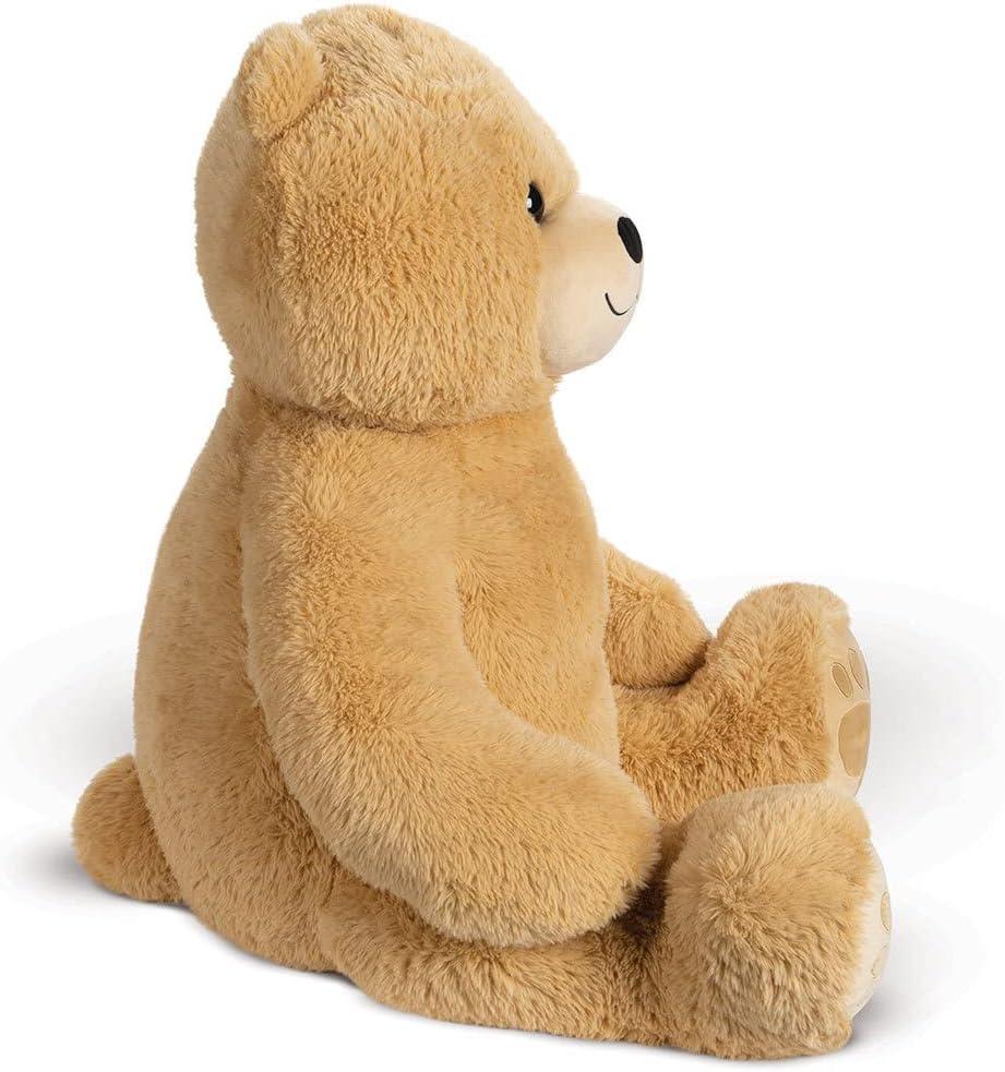Giant Light Brown Plush Teddy Bear, 4 Feet