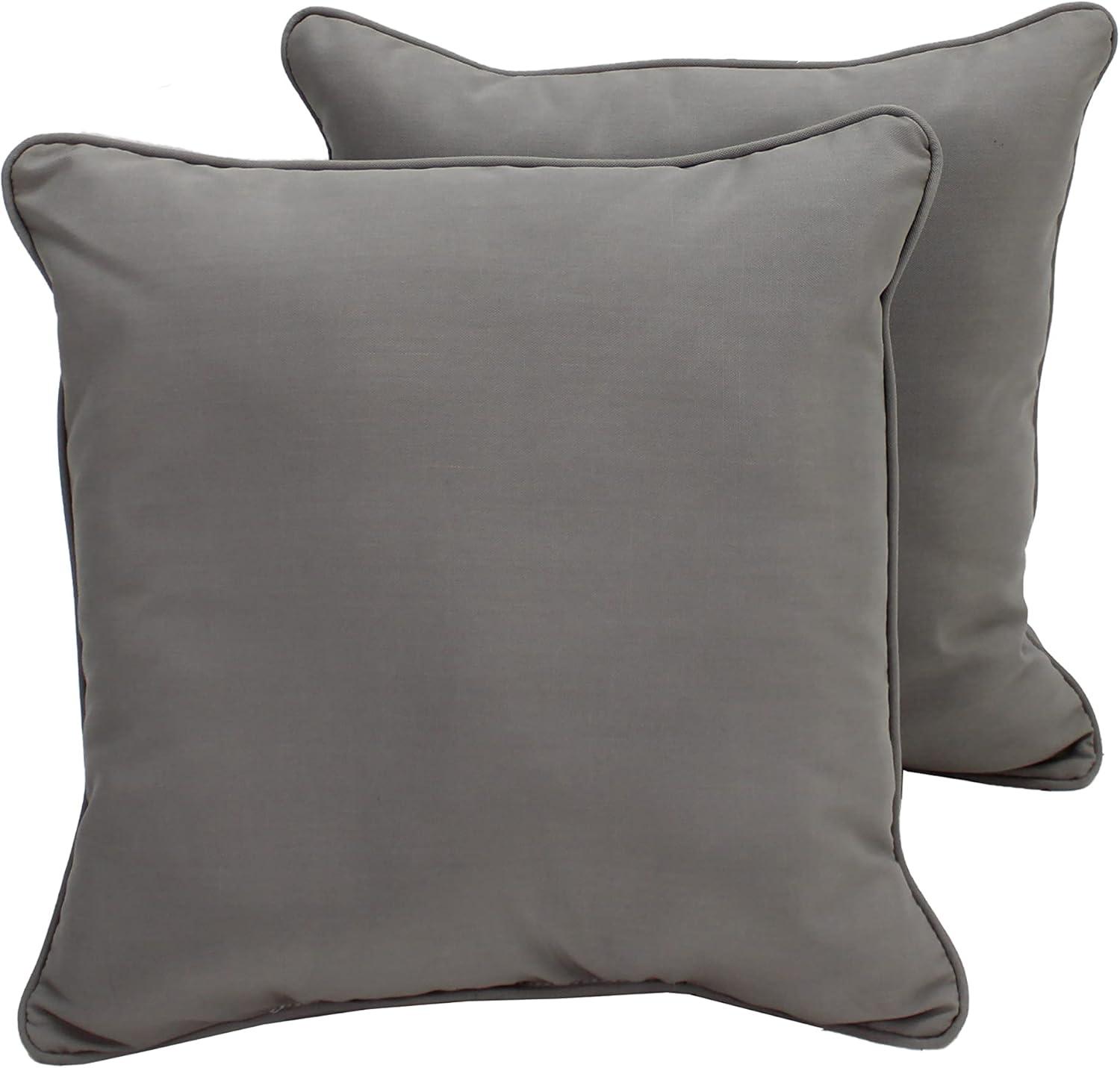 Element Synthetic Throw Square Indoor/Outdoor Pillow Cover & Insert (Set of 2)