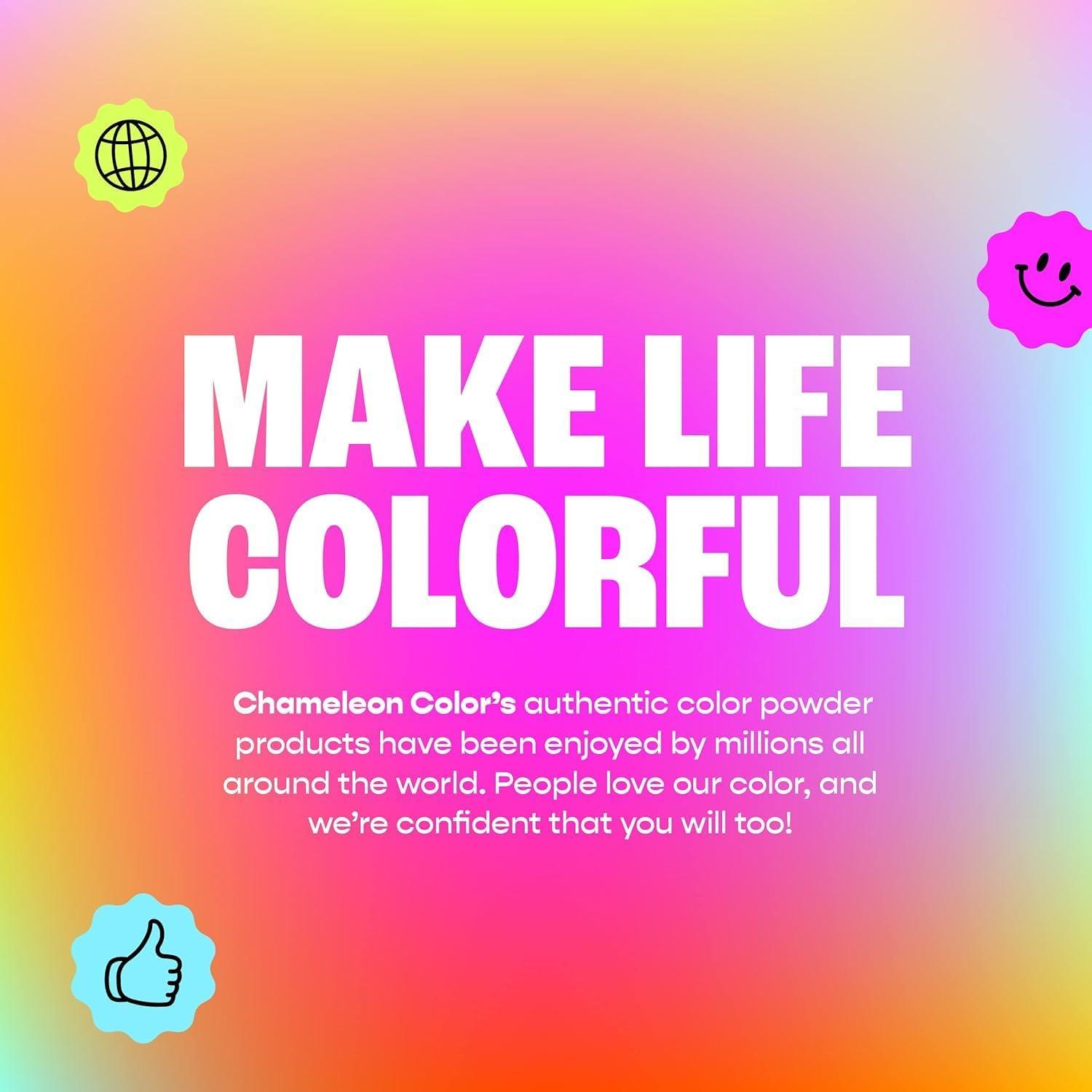 Chameleon Colors Gender Reveal Smoke Bomb Box - With 5 Pounds of Blue Gender Reveal Chalk Powder for a 60-Second Color Powder Cloud - Safe and Great for Gender Reveal Parties, Photography, and Videos