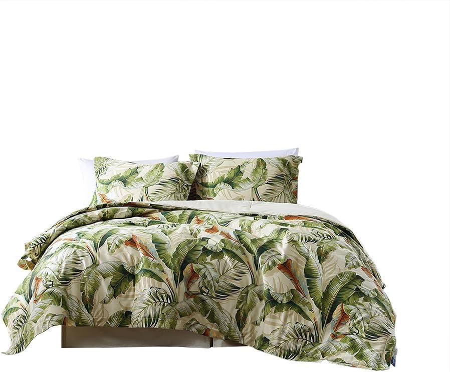 Tommy Bahama Palmiers Cotton Reversible 4 Piece Comforter Set