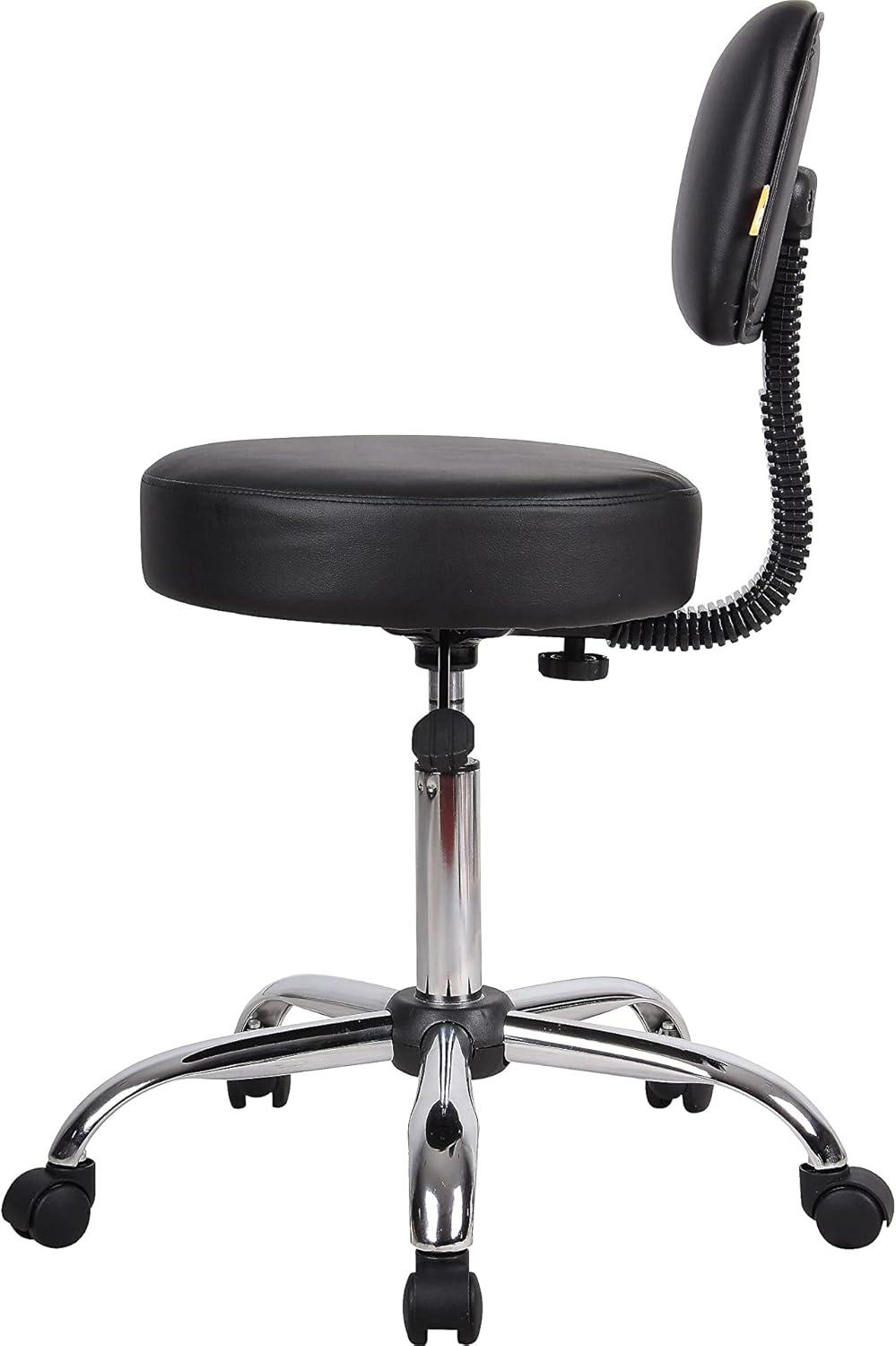 Medical Stool with Back Cushion - Boss Office Products