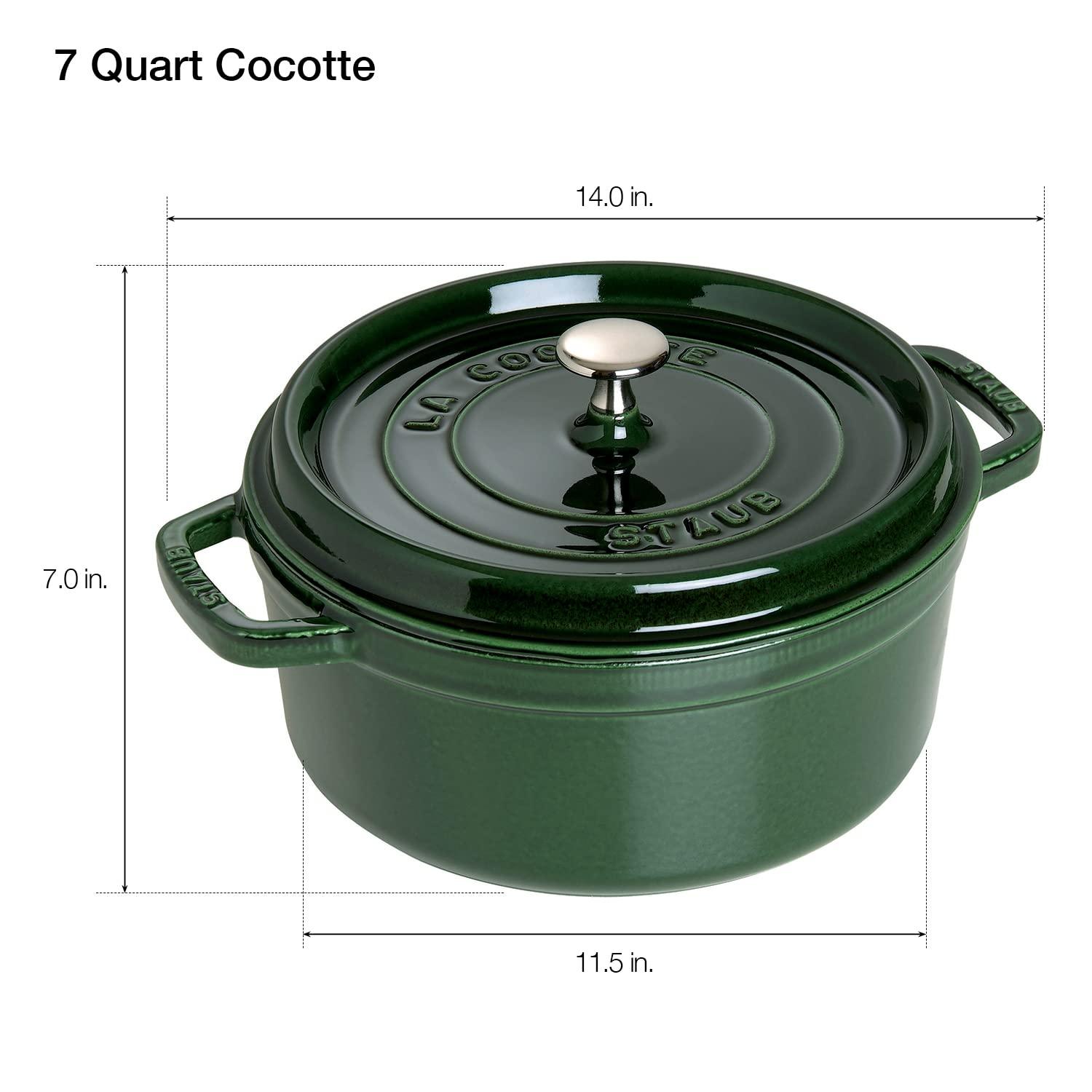 Staub ® 7-Qt Basil Round Cocotte