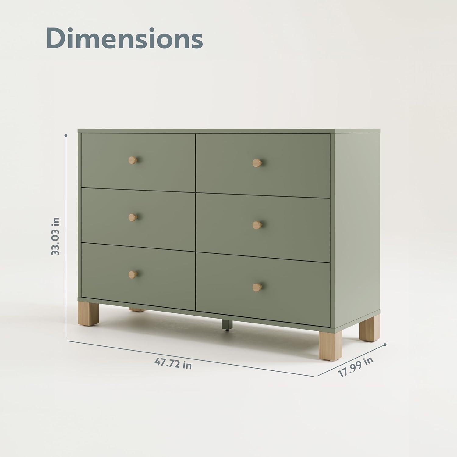 California 6 Drawer Dresser
