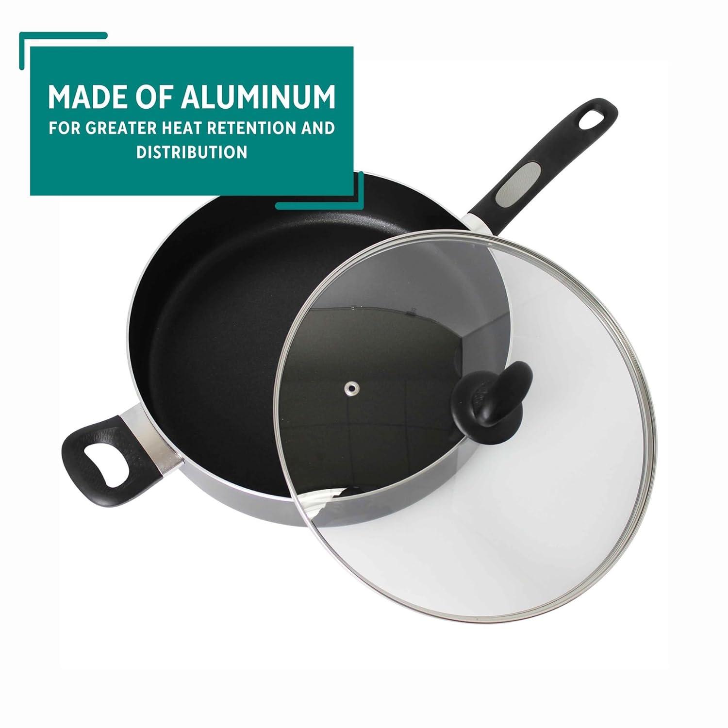 Mirro Get-A-Grip 12'' Saute Pan with Lid