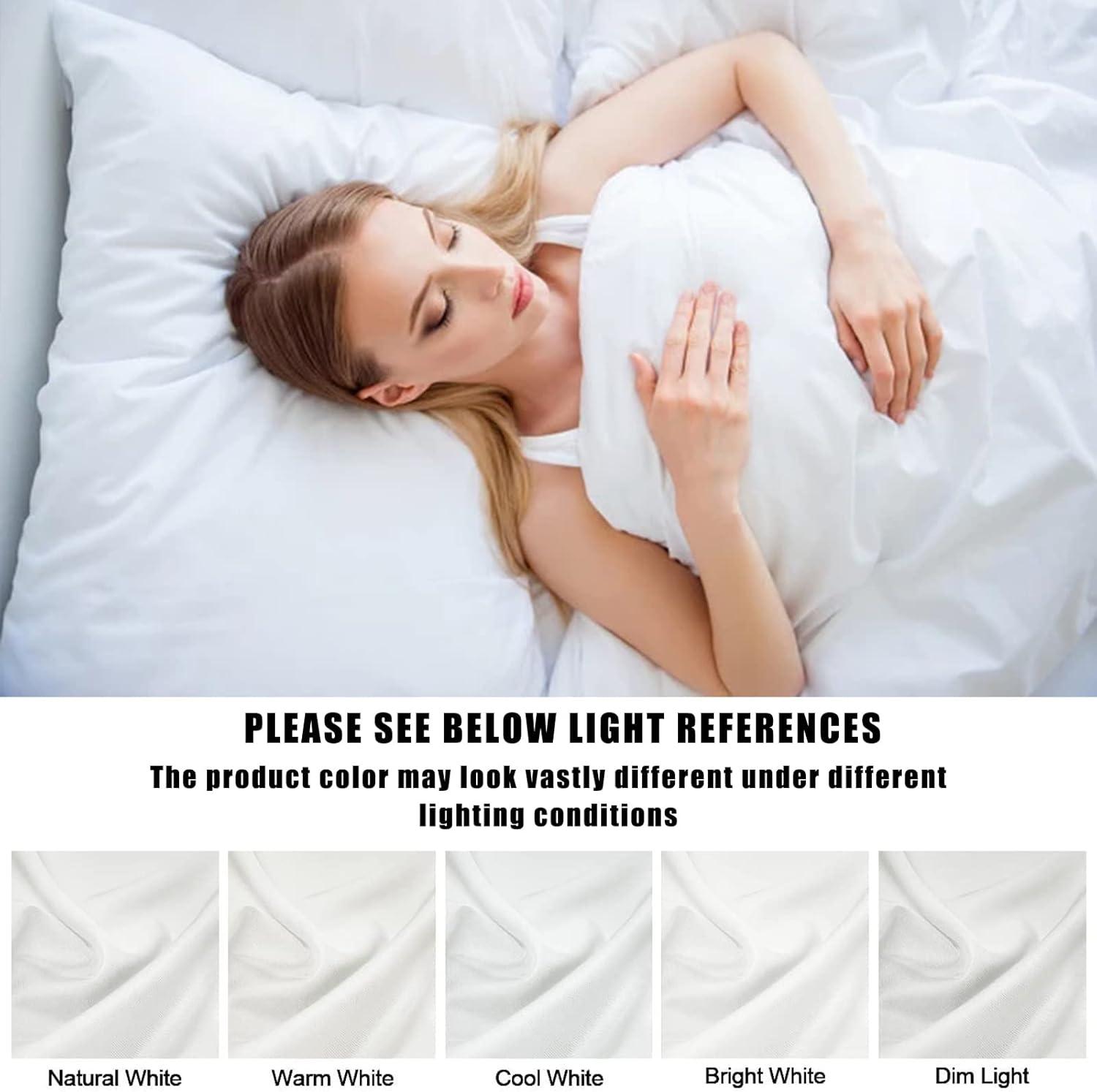 Bedsure Bedsure Pillow Cases Queen Size Set Of 2 - Polyester & Rayon Derived From Bamboo Cooling Pillowcase, Breathable, Soft And Wrinkle-Free Pillow Covers With Envelope Closure, Gifts, 20X30 Inches