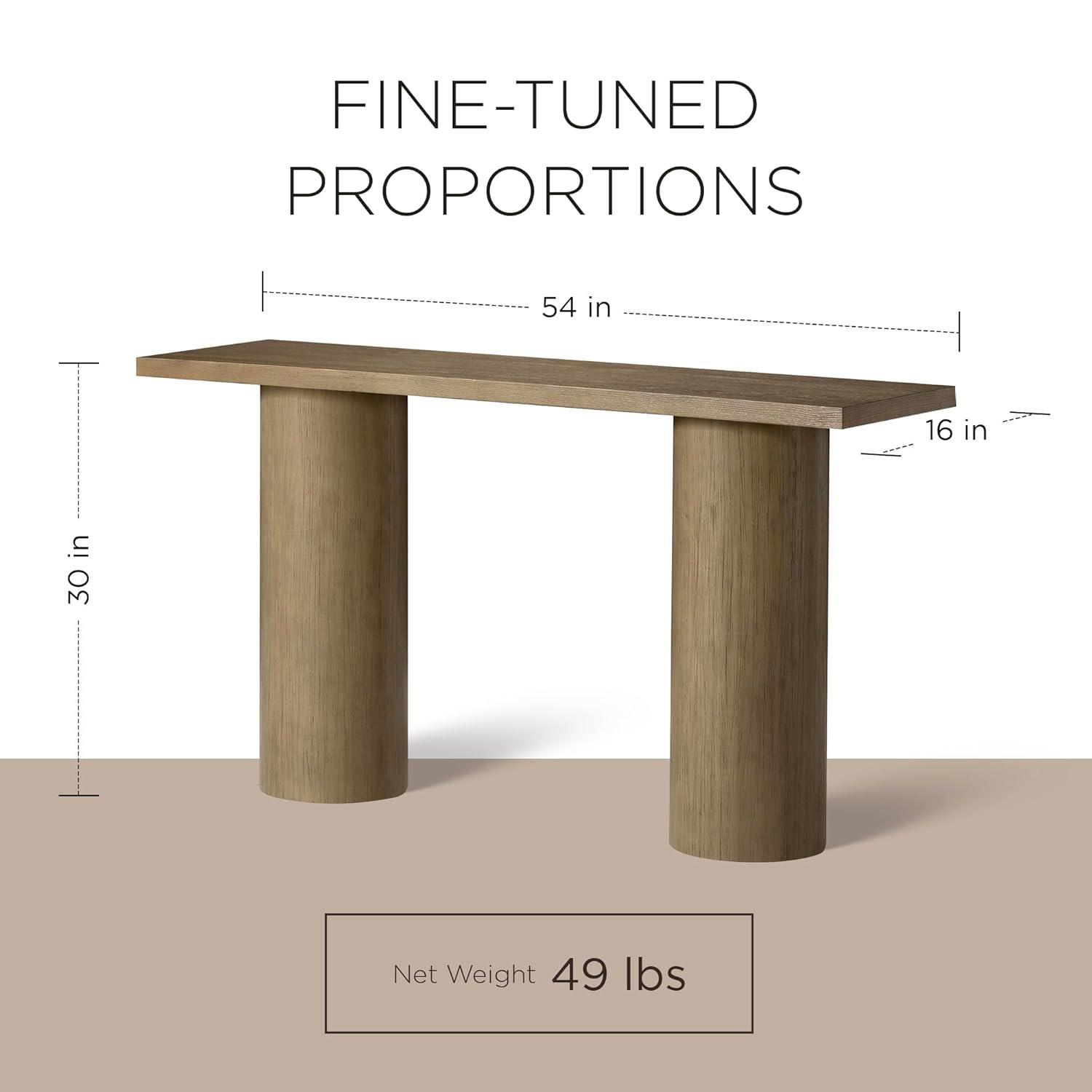Maven Lane Maven Lane Lana Contemporary Wooden Console Table