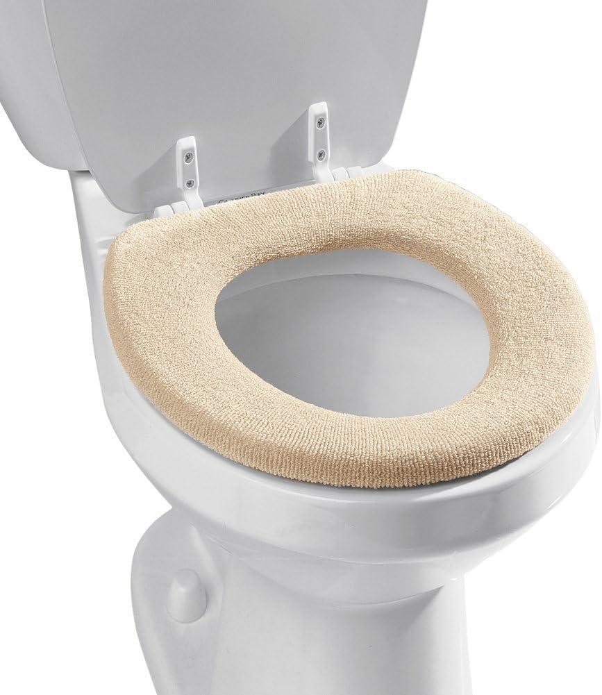 Miles Kimball  Ivory Lid and Toilet Seat Cover Set