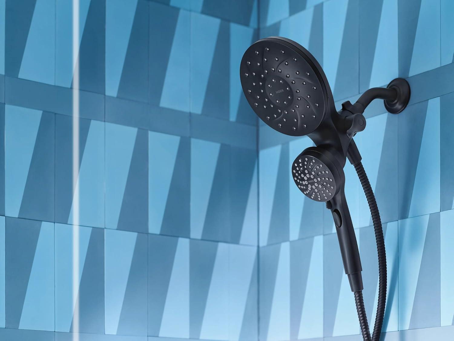 Moen Engage Tub and Shower Faucet with Magnetix Dual Shower Heads, Valve Included