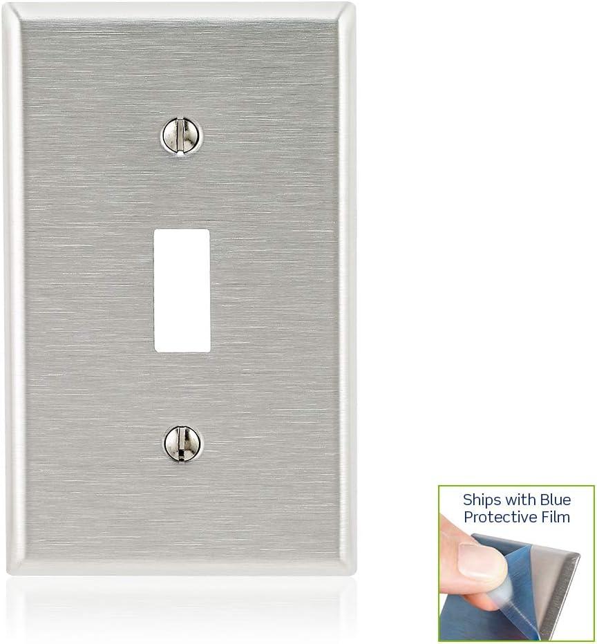 Stainless Steel Single Toggle Switch Wall Plate