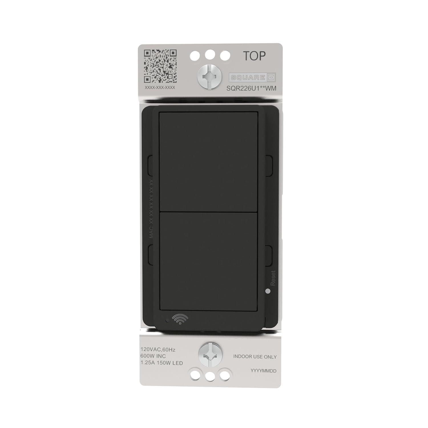 X Series 15 Amp Single Pole/3-Way Matter Smart Wi-Fi Rocker Switch Light Switch, Beige SQR141U1LAWM