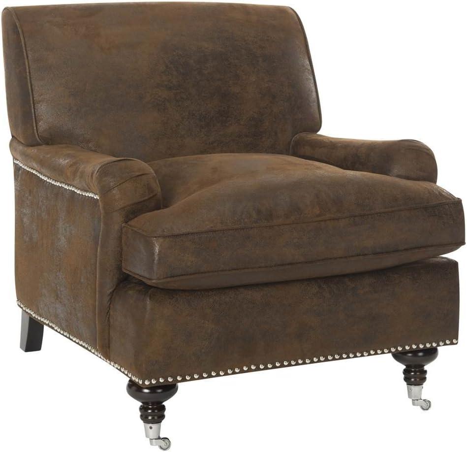 Chloe Club Chair - Brown - Safavieh