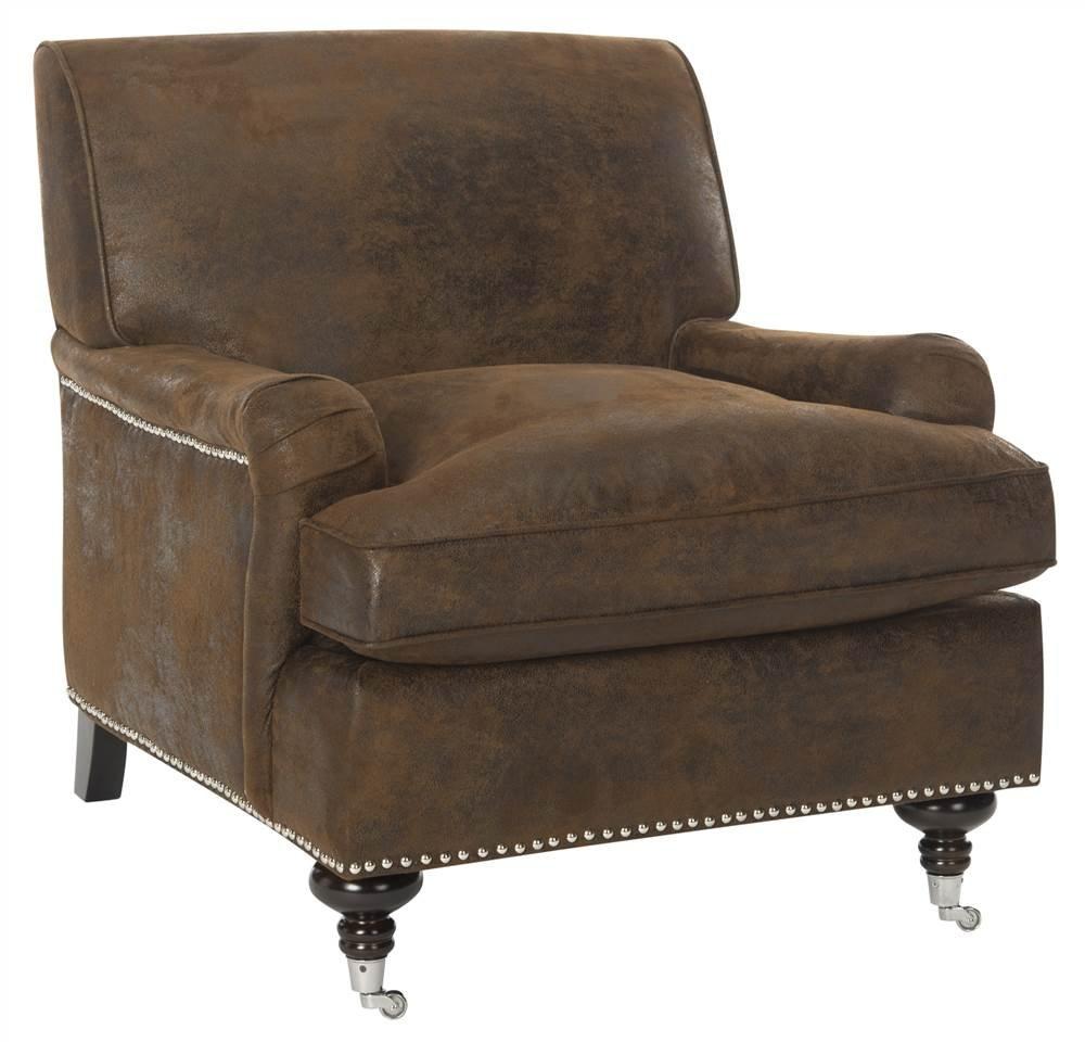 Chloe Club Chair - MCR4571 - Brown - Safavieh