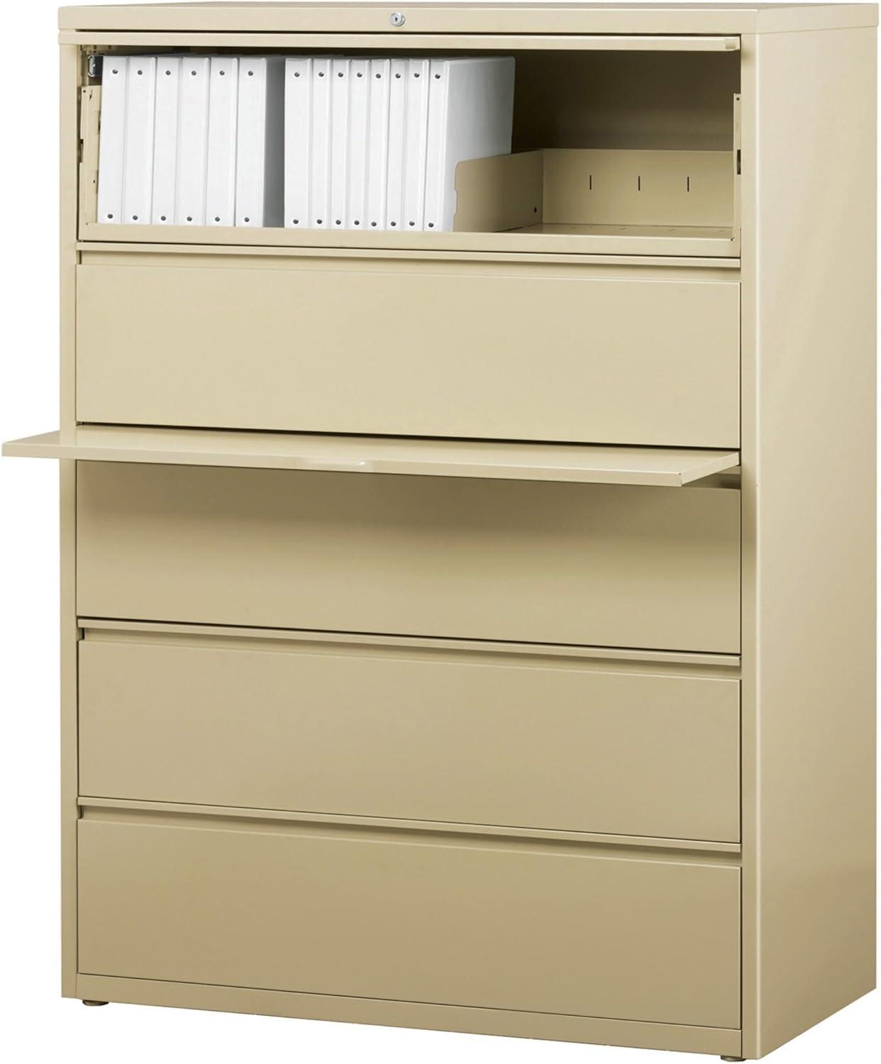 Fortress 42'' Wide 5 -Drawer Steel File Cabinet