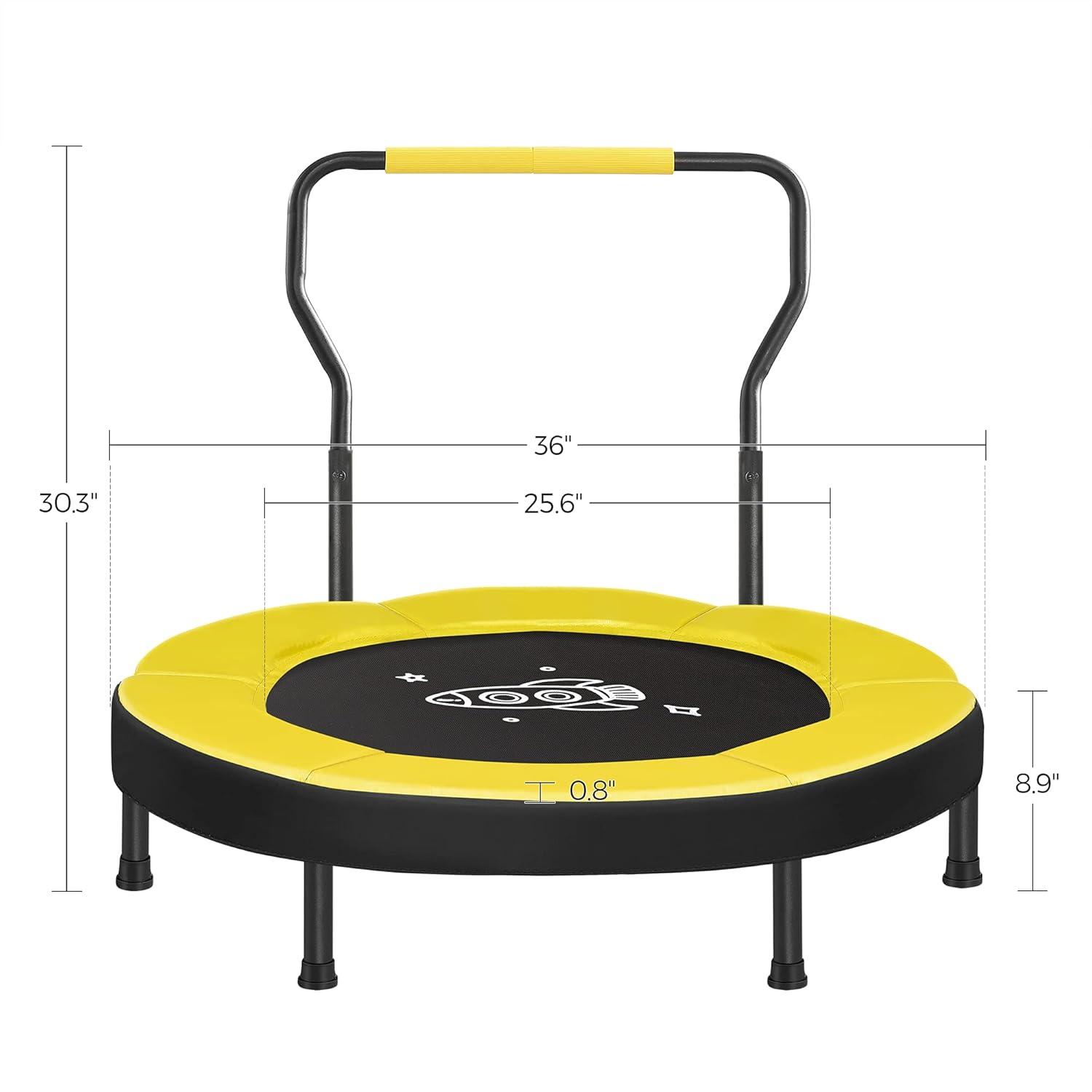 Trampoline for Kids,Toddler Trampoline for Indoor and Outdoor, 36"