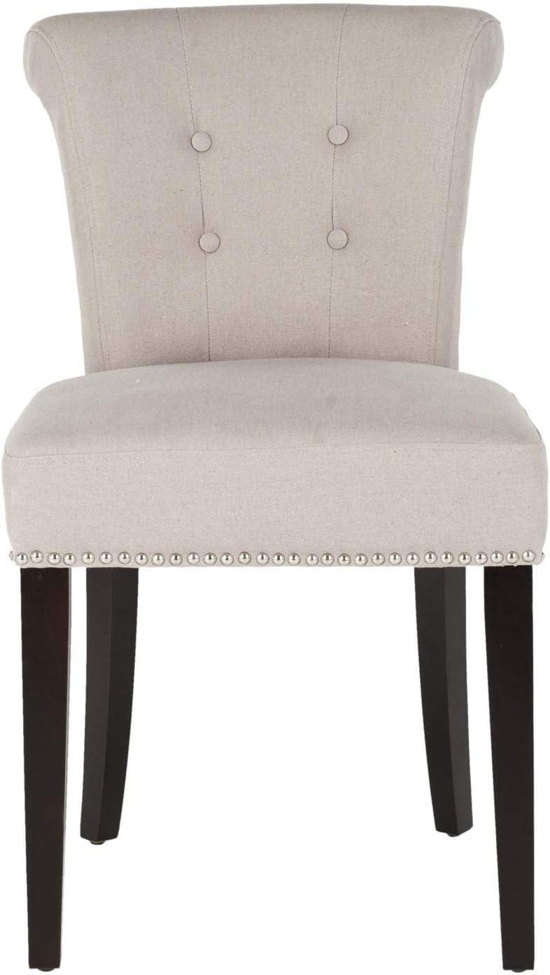 Sinclair 21''H Ring Chair (Set of 2) with Silver Nail Heads  - Safavieh