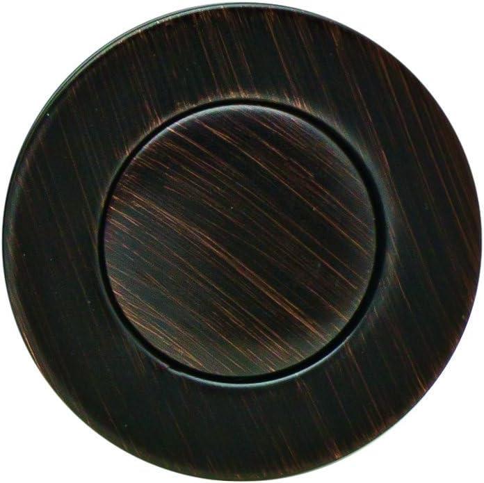 Gray ABS Bathroom Sink Pop-Up Drain with Oil Rubbed Bronze Finish