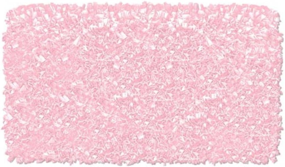 The Rug Market 02206A 22 x 34 Shaggy Raggy Rug - Pink