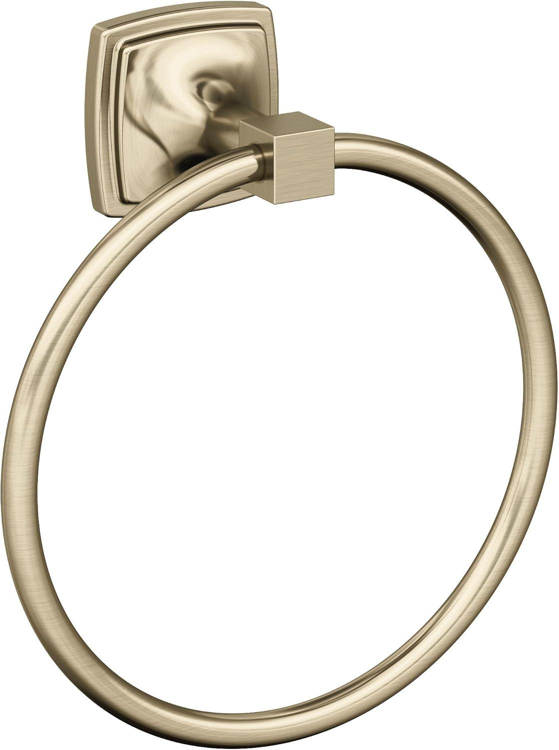 Amerock Stature Golden Champagne Closed Towel Ring