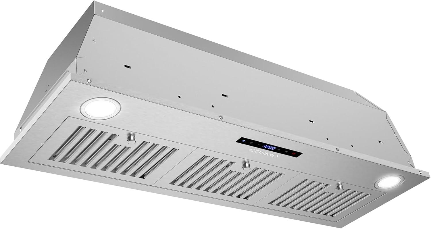 Cosmo 36" 380 Cubic Feet Per Minute Ducted (Vented) Insert Range Hood (Part number: COS-36IRHS)