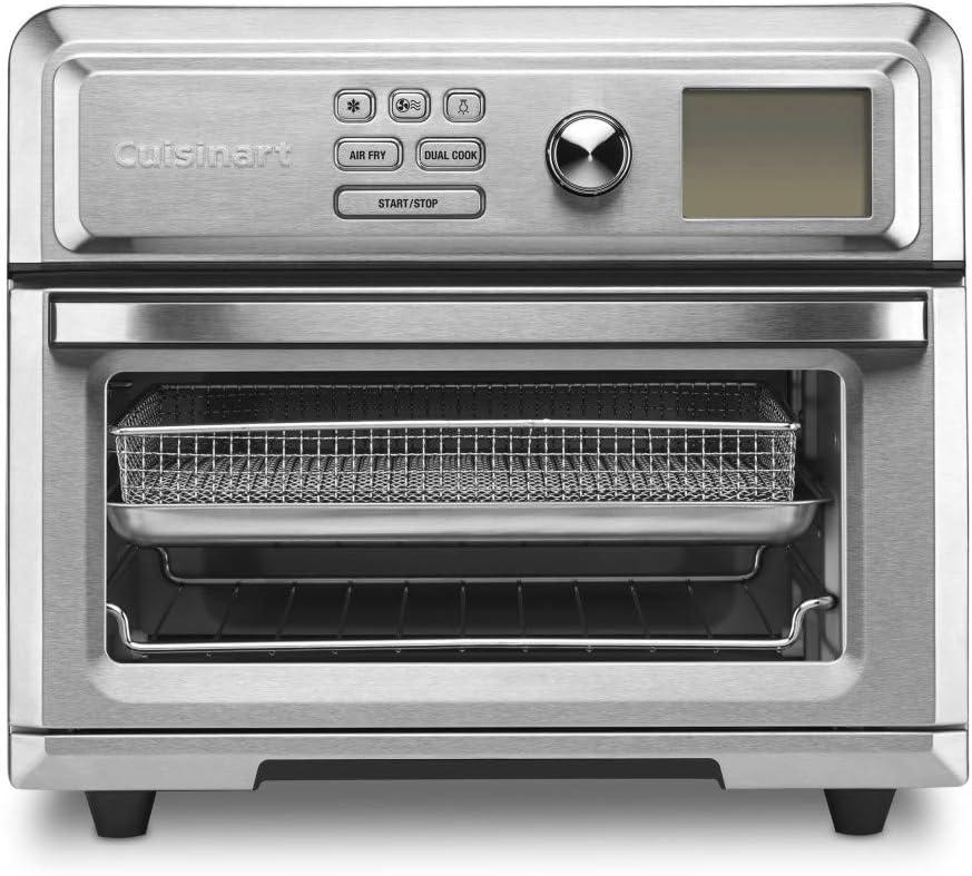 Cuisinart Digital Air Fryer Toaster Oven - Stainless Steel - TOA-65: 1800W, Adjustable Thermostat, Nonstick, 18 Qt Capacity