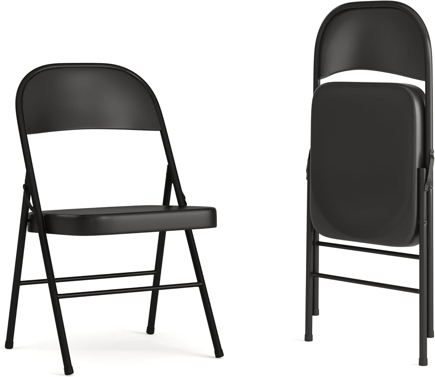 Flash Furniture 2 Pack HERCULES Series Double Braced Metal Folding Chair