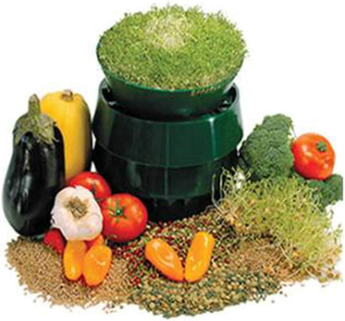 Deluxe Sprouting Starter Kit w/ 12 Lbs Organic Seed - Grow Sprouts: 3 Tray Sprout Garden, Seeds: Alfalfa, Radish, Clover, Mung Bean, Garbanzo Bean, Green Pea, Crunchy Lentil Fest & More