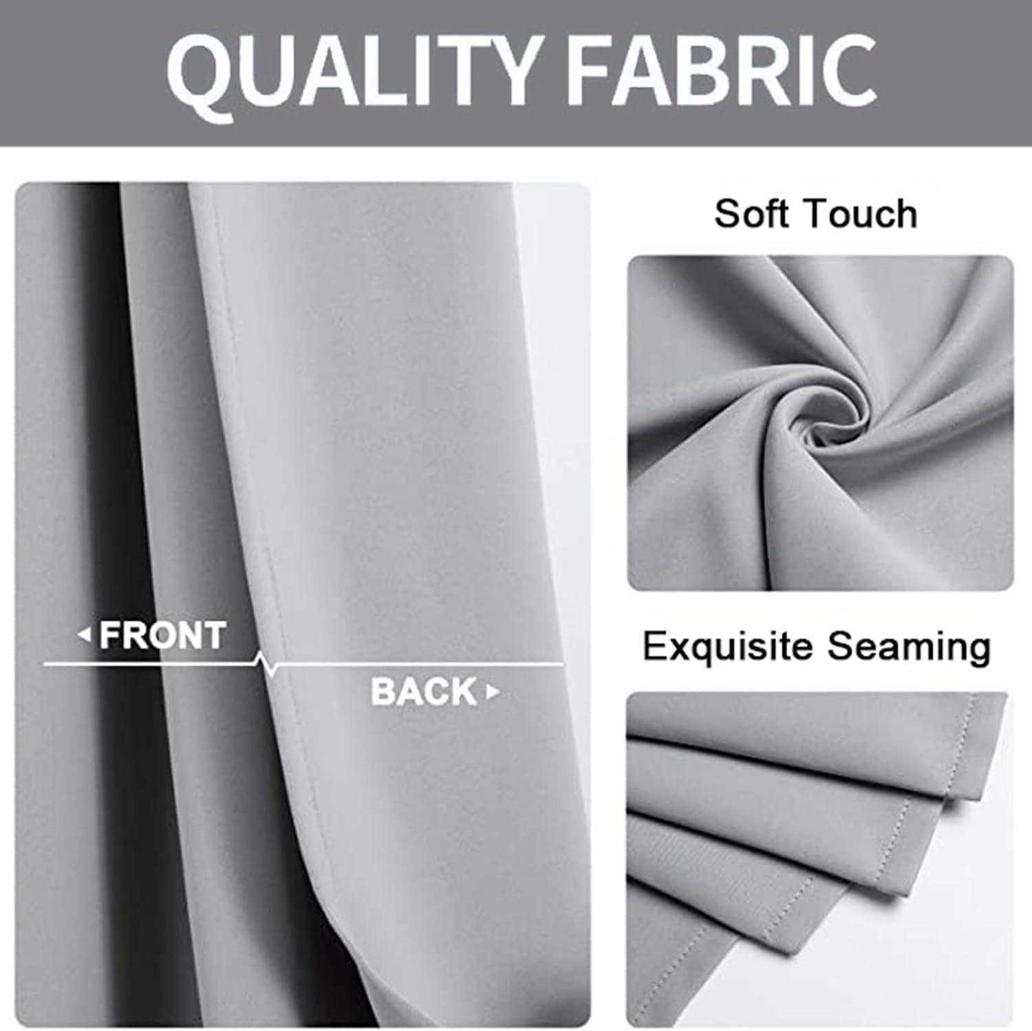 Madamera Clothing Store Fitting Room, Changing Room Used in Mall and Office, U-Dressing Room for Privacy Protection and Room Divider, Including Shading Curtain, Hanging Rod and Hook Up (Grey)