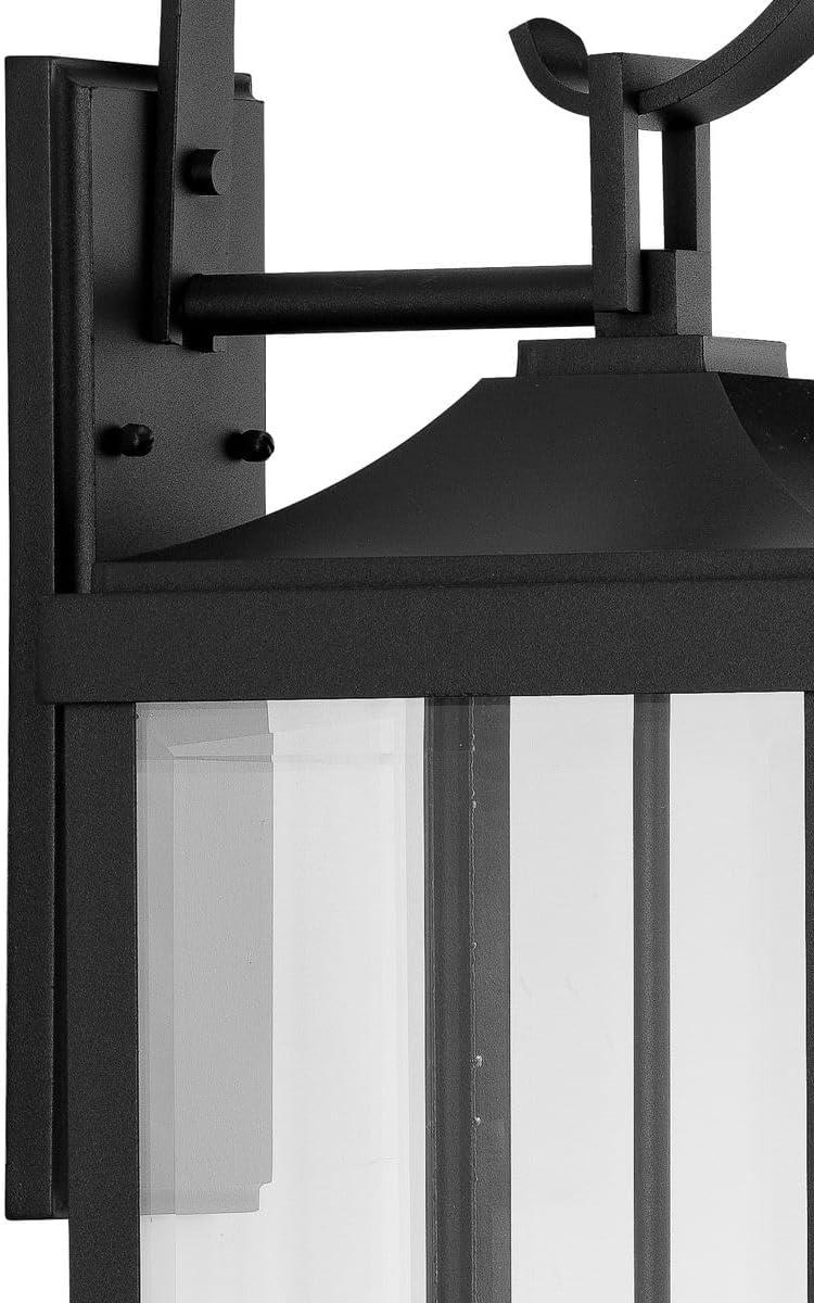Progress Lighting Gibbes Street 3-Light Wall Lantern in Antique Bronze with Clear Beveled Glass