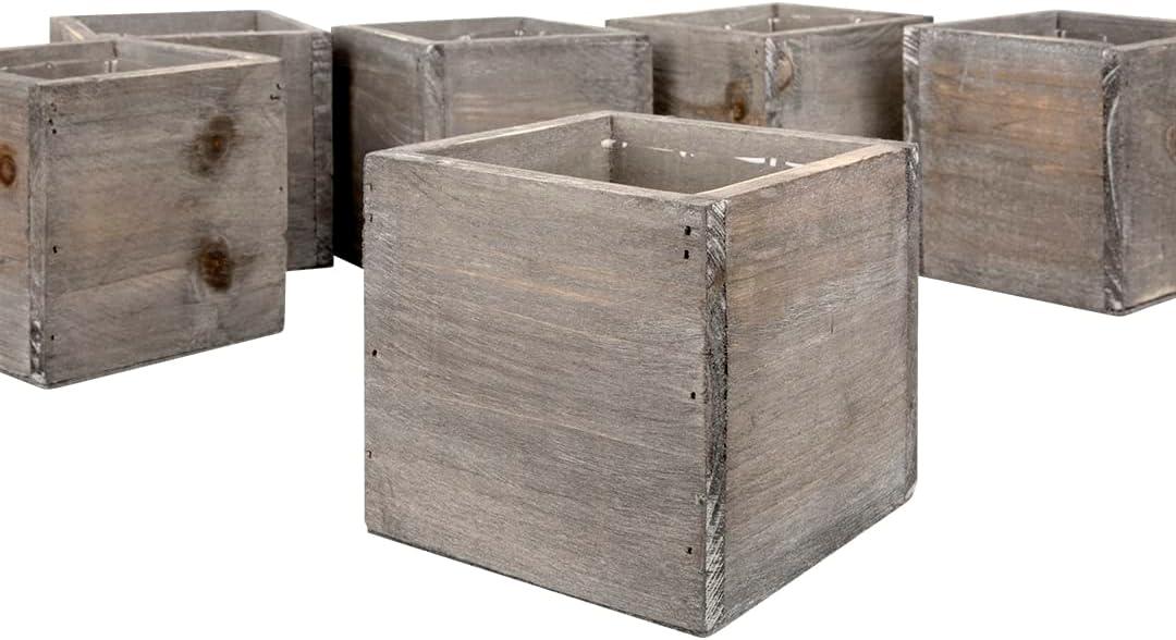 Union Rustic Gritton Wood Table Vase (Set of 6)