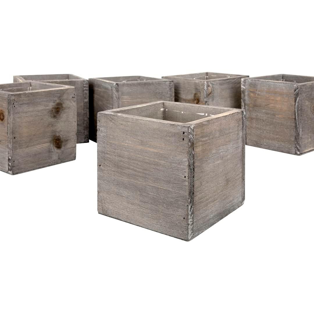 Union Rustic Gritton Wood Table Vase (Set of 6)