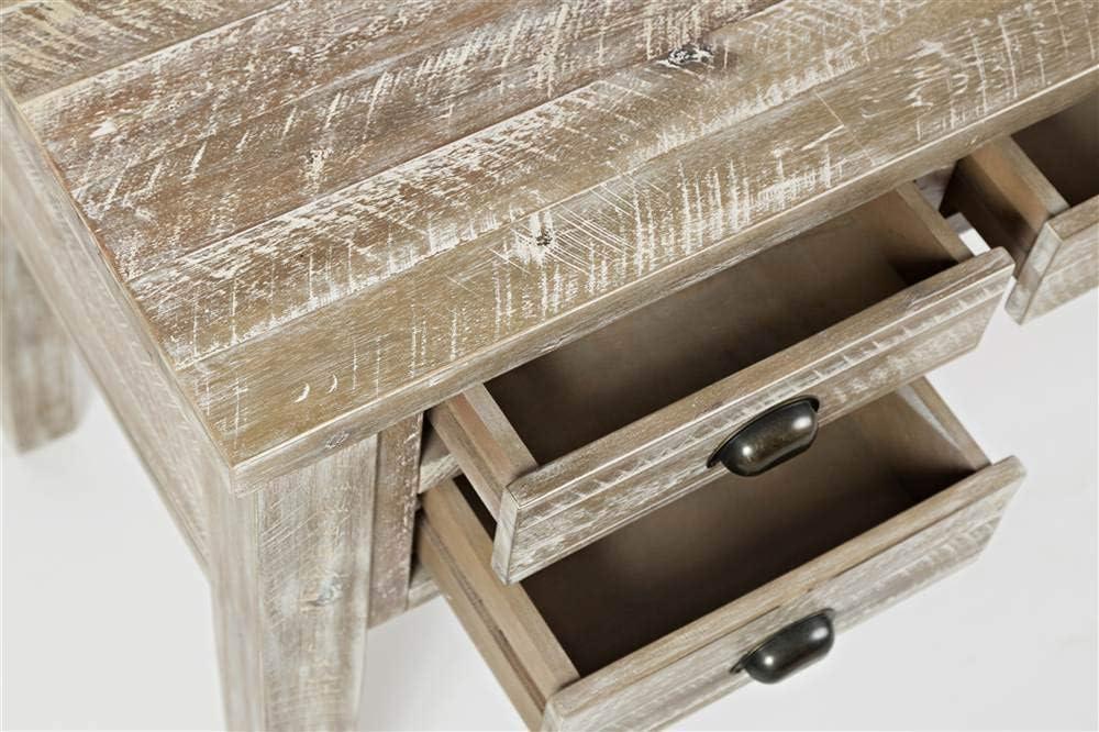 Artisan's Craft 5-Color:Washed Grey,Quantity:1,Style:Drawer Desk