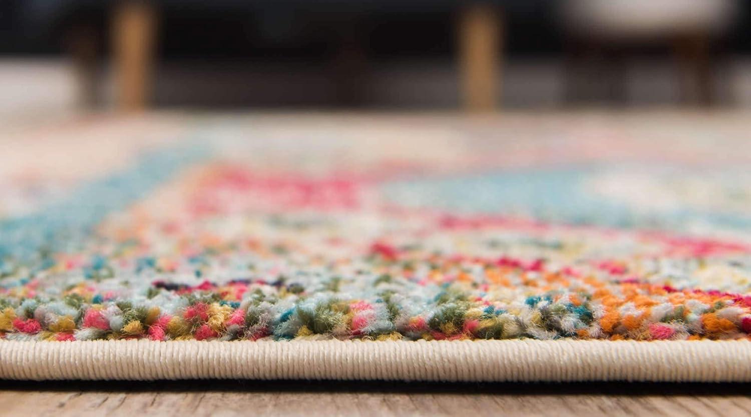 Unique Loom 9' 0 x 12' 2 Blue Sedona Yellowstone Area Rug