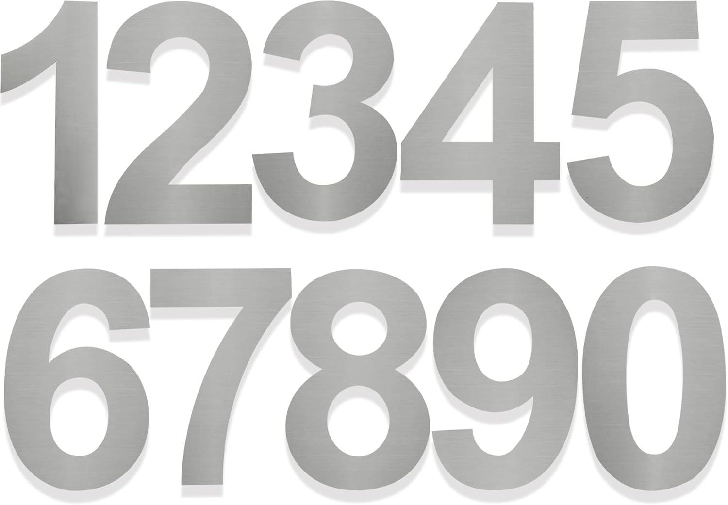 HASWARE 6" H Metal Floating House Number