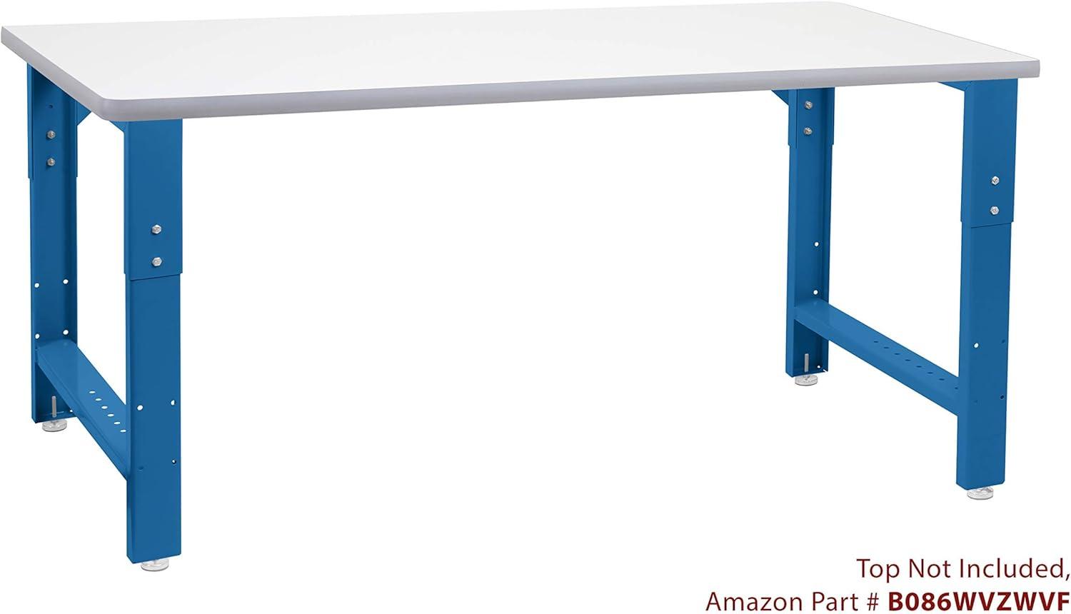 Garage Workbench Table Frame 20" Depth - Blue - 29" to 35" Height Adjustable - by BenchPro