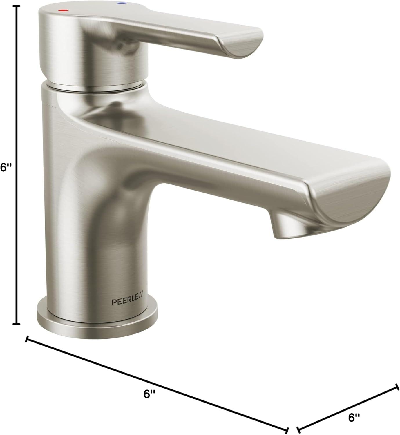 Single-Hole Single-handle Bathroom Faucet with Drain Assembly