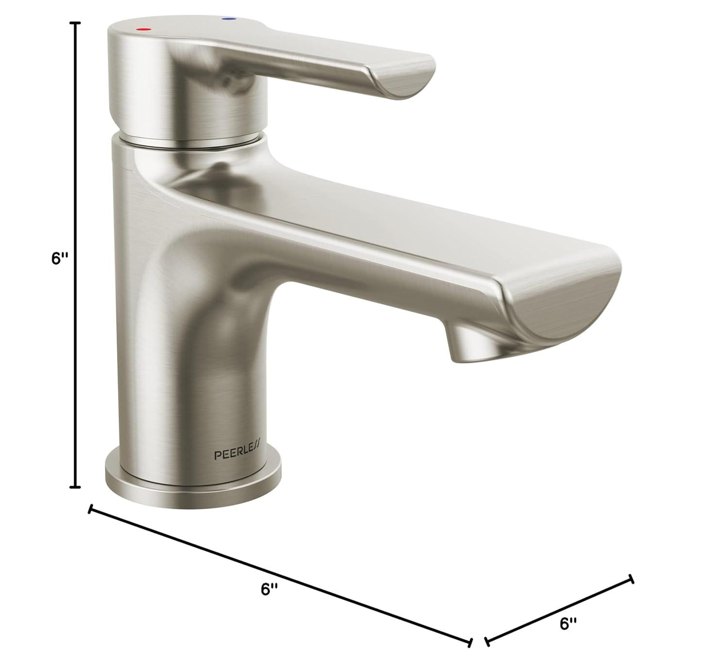 Single-Hole Single-handle Bathroom Faucet with Drain Assembly