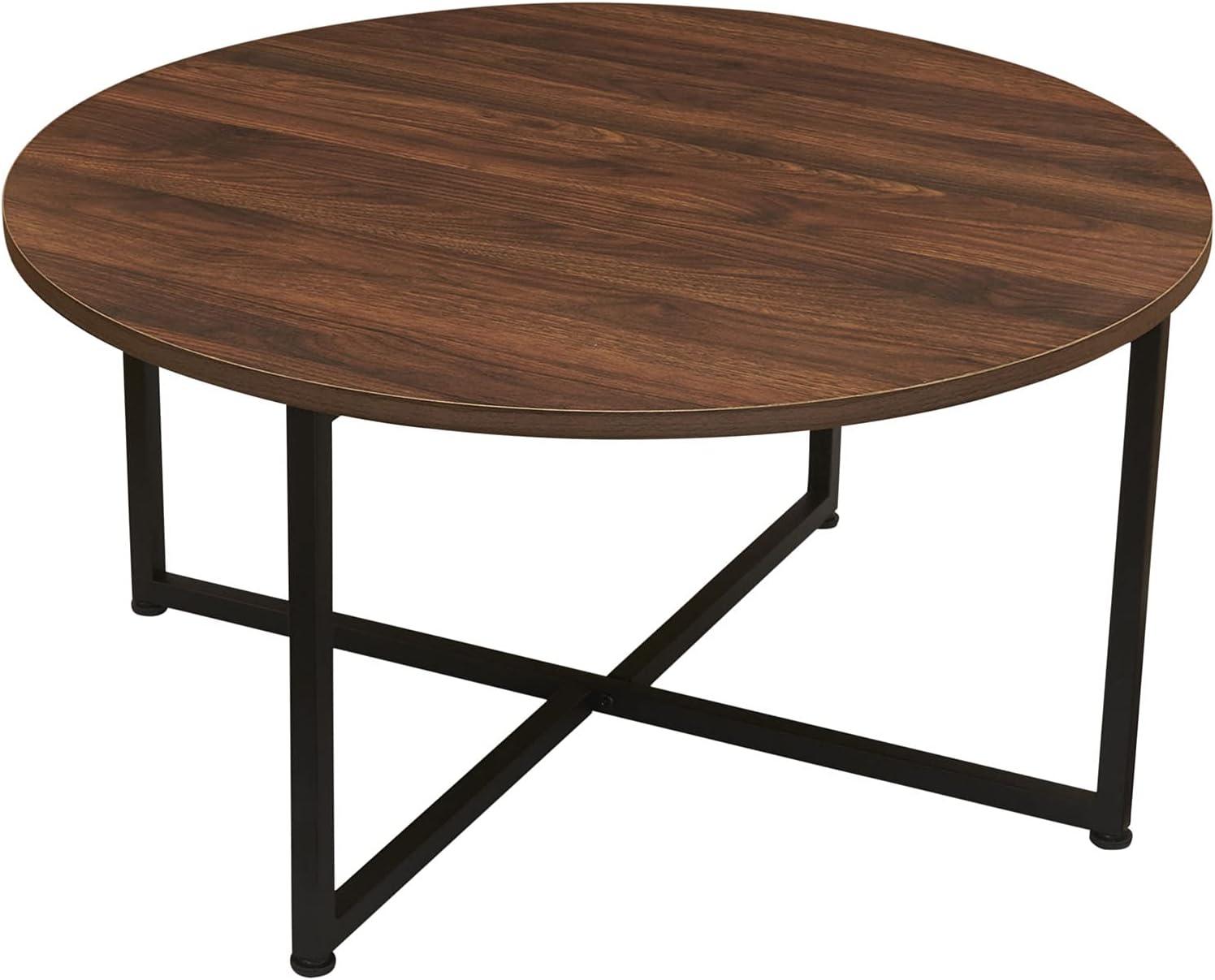 Household Essentials Jamestown Round Coffee Table