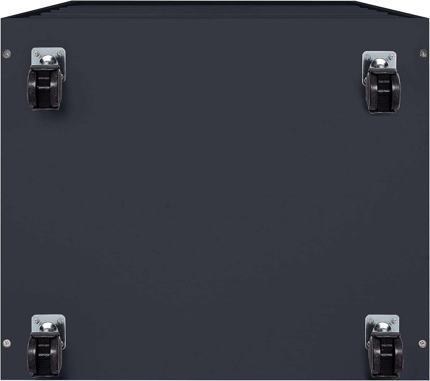 Drawer Dresser, Tall Dressers for bedroom, Kids dresser with drawers, Small Dresser for Closet, Makeup dresser Black 7 Drawer