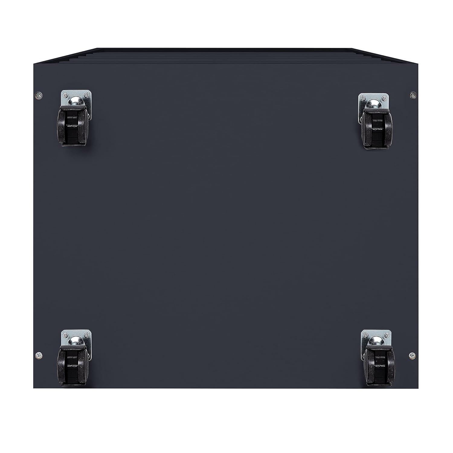 Drawer Dresser, Tall Dressers for bedroom, Kids dresser with drawers, Small Dresser for Closet, Makeup dresser Black 7 Drawer